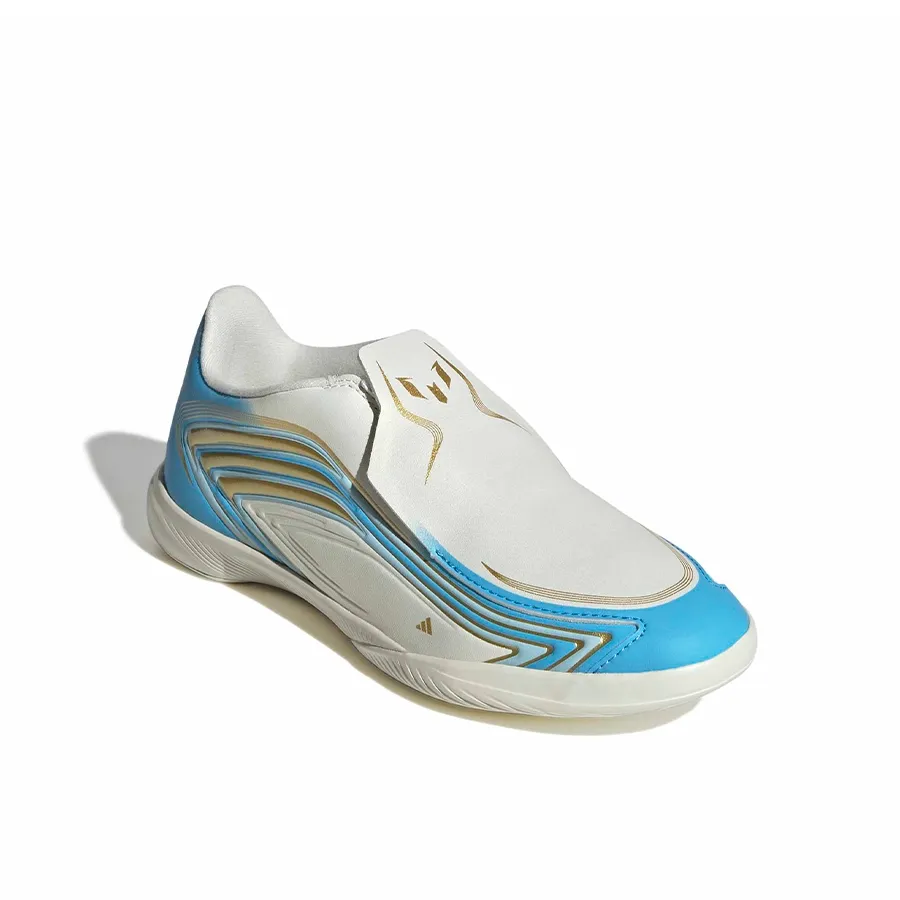 Imagen 1 de 7 de Botines adidas F50 Messi League In-BLANCO/CELESTE/DORADO