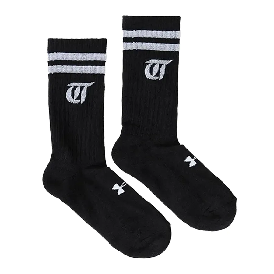 Imagen 0 de 3 de Medias Under Armour Essential Mid Crew-NEGRO