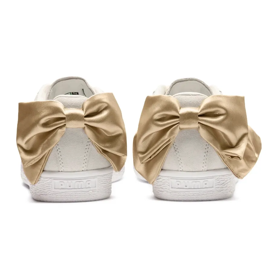 Imagen 2 de 5 de Zapatillas Puma Suede Bow Varsity-BEIGE/DORADO