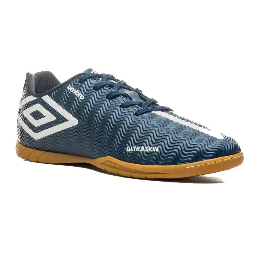 Imagen 1 de 5 de Botines Umbro Sala Ultraskin Jr-MARINO/BLANCO/NEGRO