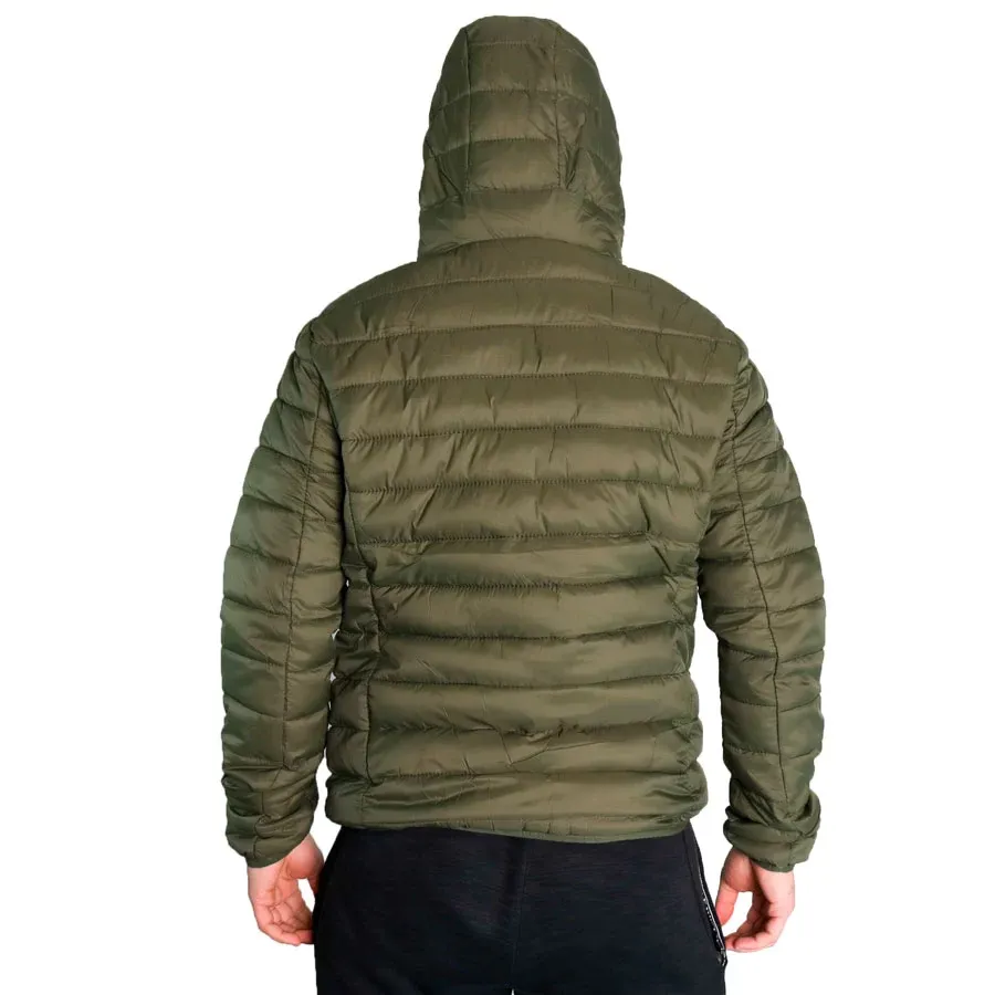 Imagen 4 de 5 de Campera Kappa Unisex Nylon Ultraliviana-VERDE