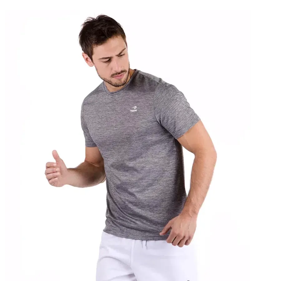 Imagen 0 de 2 de Remera Topper Basic-GRAFITO