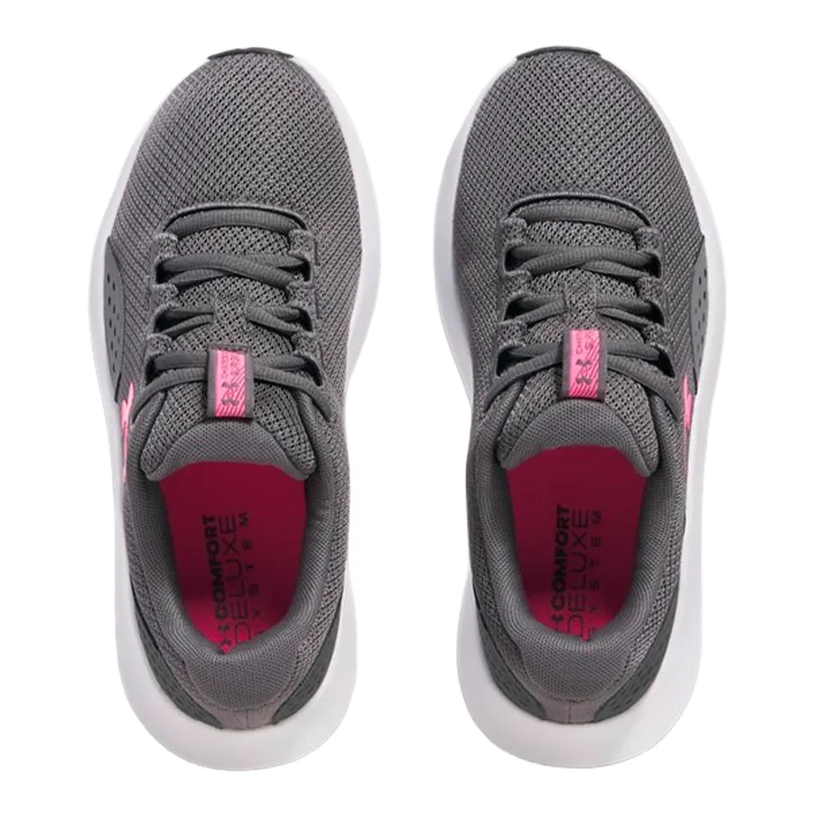 Imagen 3 de 5 de Zapatillas Under Armour Charged Surge 4-GRIS/BLANCO/ROSA
