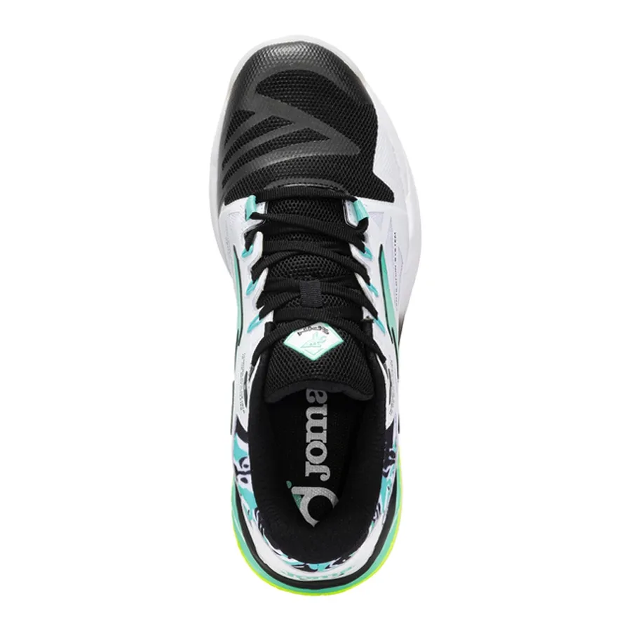 Imagen 2 de 4 de Zapatillas Joma Padel Spin-BLANCO/NEGRO/VERDE AGUA