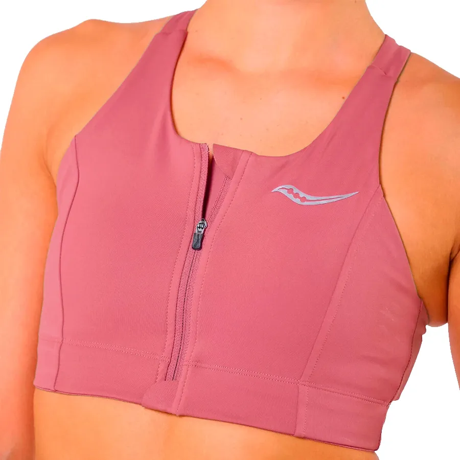 Imagen 2 de 4 de Top Saucony Triumph High Impact-ROSA VIEJO