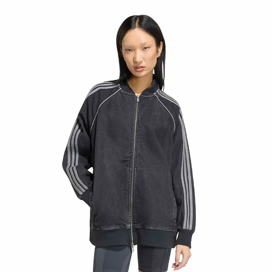 Imagen 0 de 5 de Campera adidas originals Sst Oversize Denim-GRAFITO