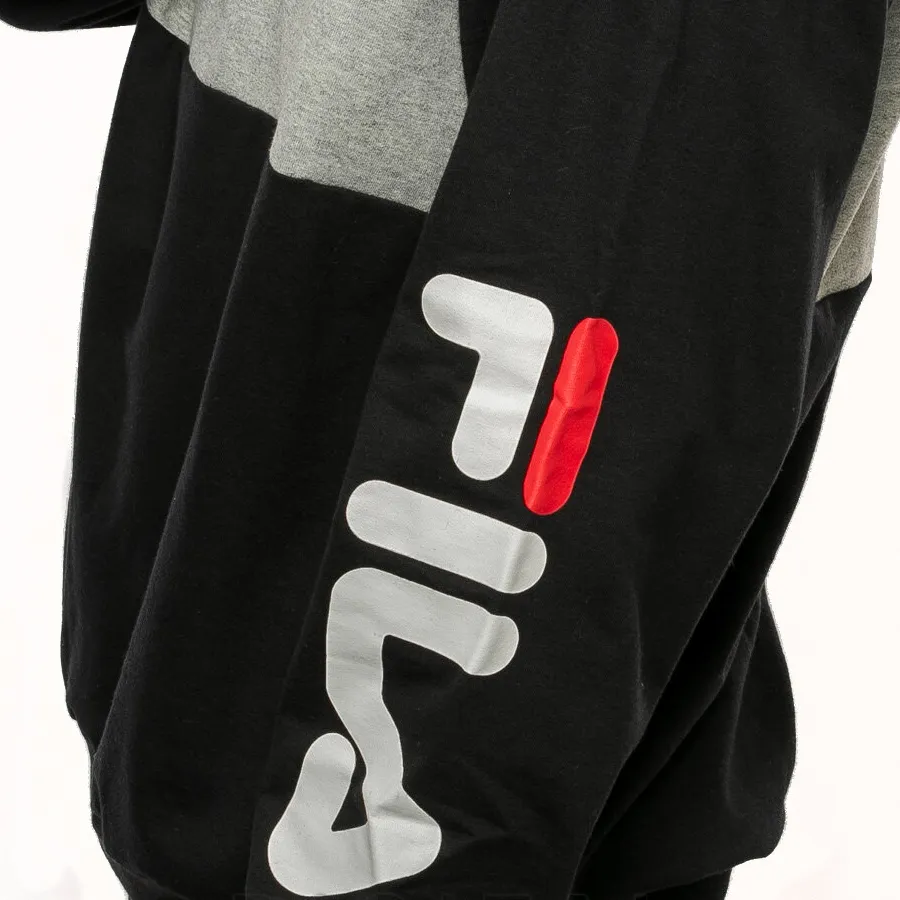 Imagen 2 de 3 de Buzo Fila Color Block-GRIS/NEGRO