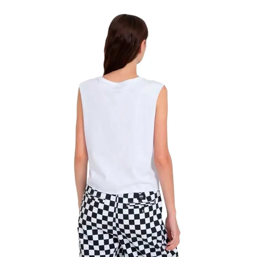 Imagen 1 de 3 de Remera Vans Junior V Boxy-BLANCO