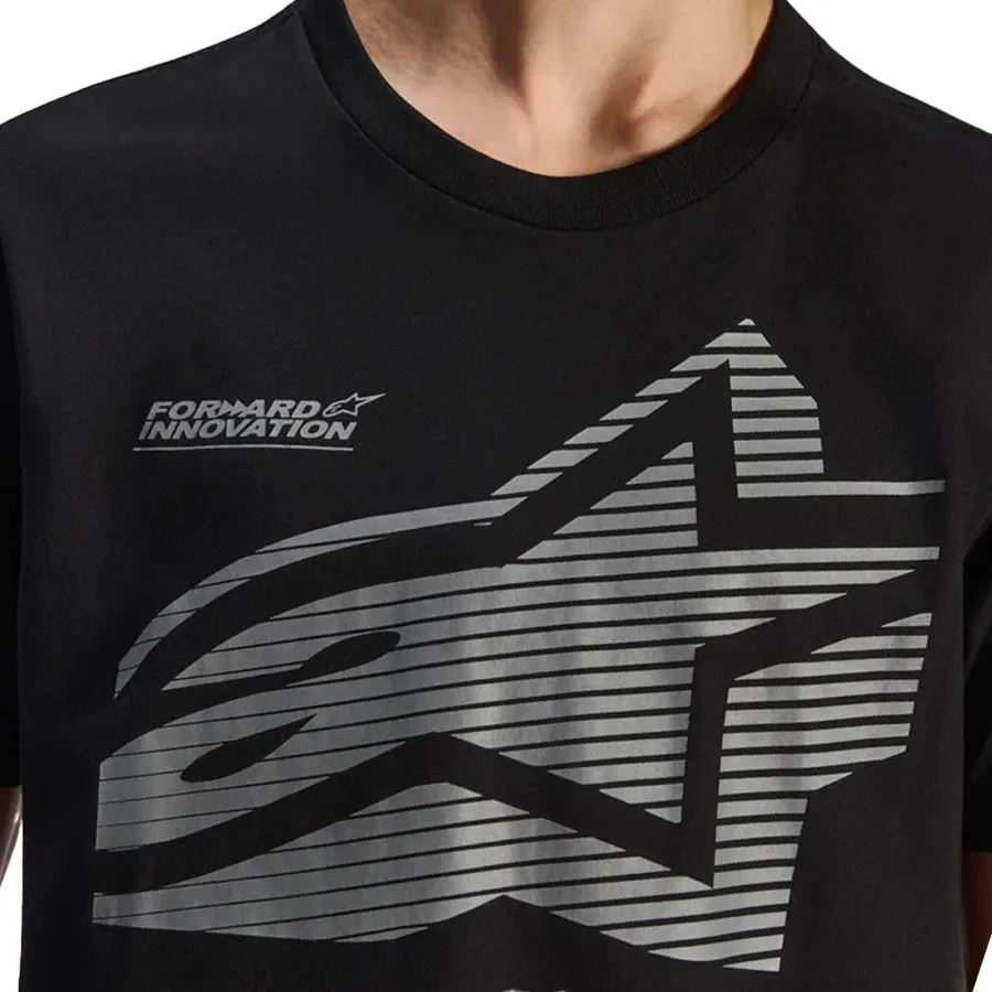 Imagen 4 de 5 de Remera Alpinestars Fasting CSF Short Sleeve-NEGRO
