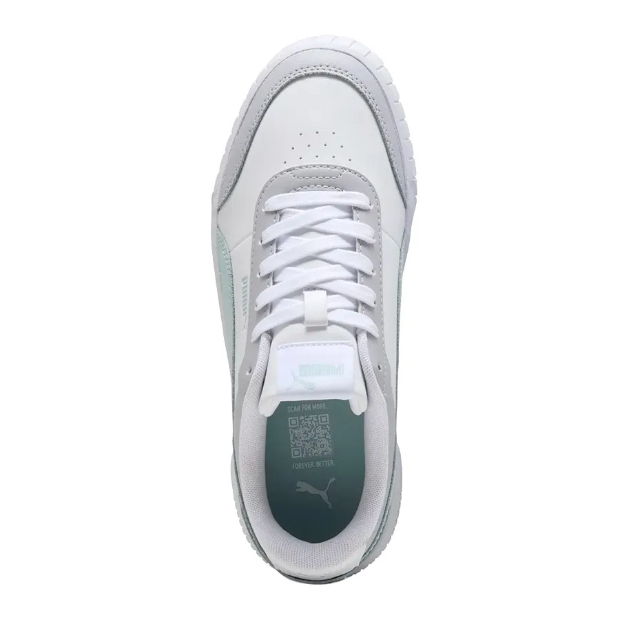 Imagen 3 de 6 de Zapatillas Puma Carina Mia-BLANCO/GRIS/VERDE AGUA