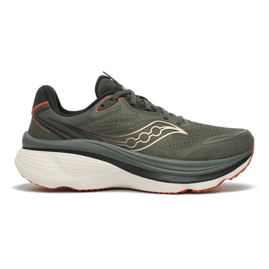 Imagen 0 de 6 de Zapatillas Saucony Hurricane 26-VERDE-OLIVA-DORADO-NEGRO