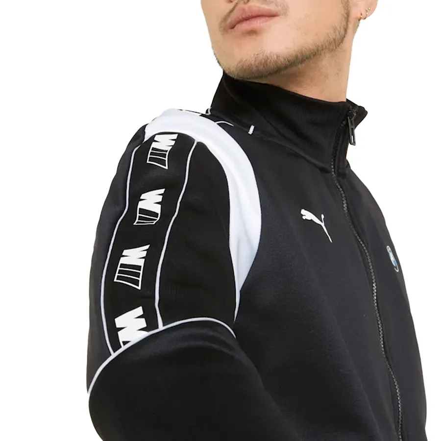 Imagen 3 de 5 de Campera Puma Bmw Motorsport T7-NEGRO/BLANCO