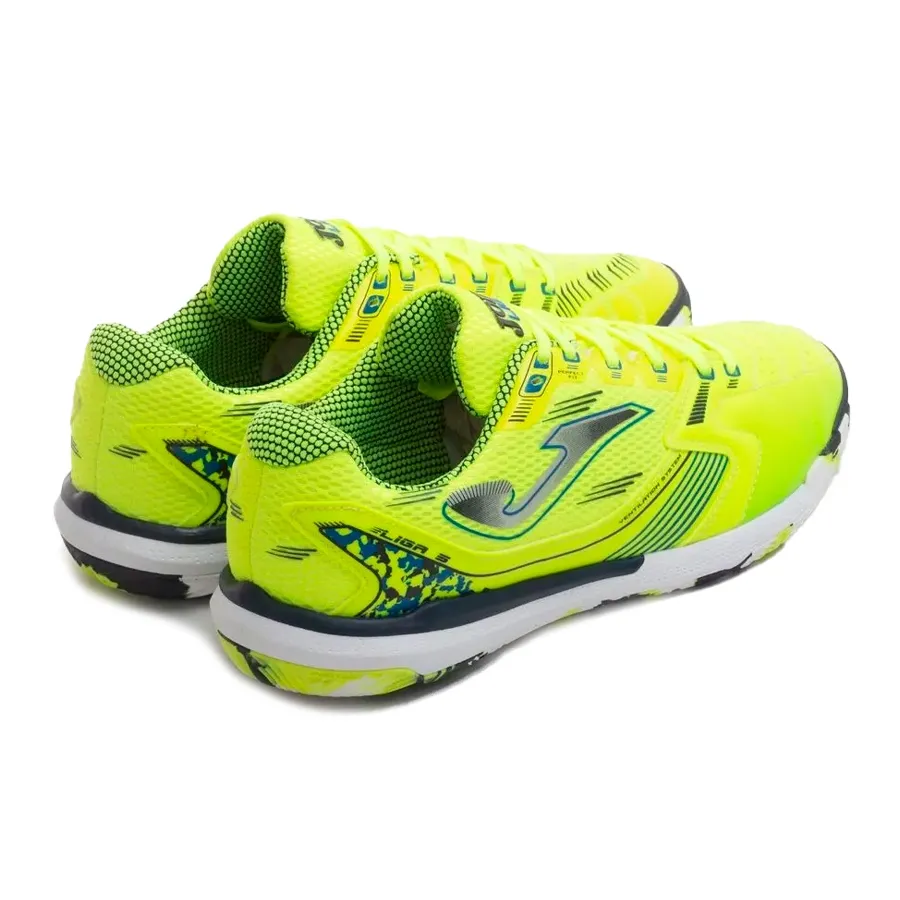 Imagen 3 de 6 de Botines Joma Liga 5 In-AMARILLO FLUOR/BLANCO/NEGRO