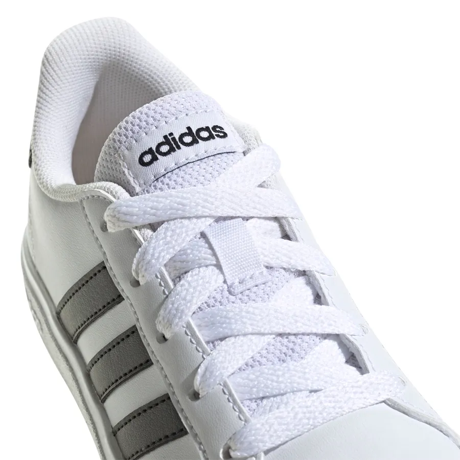Imagen 5 de 7 de Zapatillas adidas Grand court 2.0 Kids-BLANCO/NEGRO