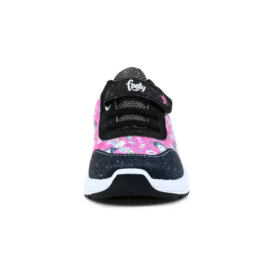 Imagen 0 de 4 de Zapatillas Footy Inyectada C/Luz-FUCSIA/NEGRO