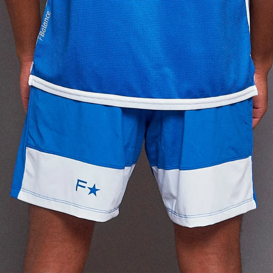 Imagen 3 de 4 de Shorts Fiume Sport Oficial 2023 Godoy Cruz-AZUL/BLANCO