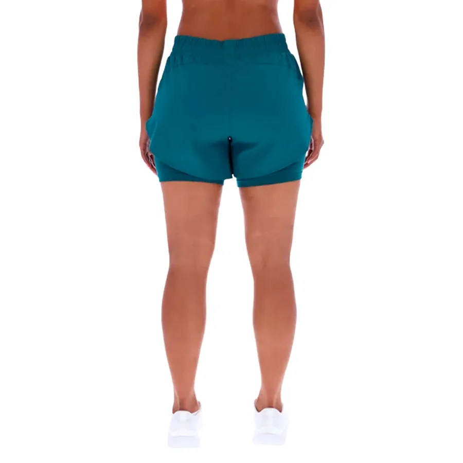 Imagen 1 de 3 de Short Reebok 2 en 1-CELESTE