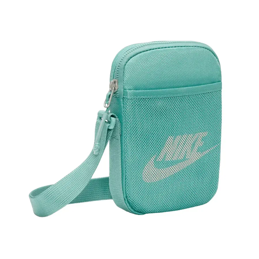 Imagen 1 de 6 de Bandolera Nike Heritage-TURQUESA/BLANCO