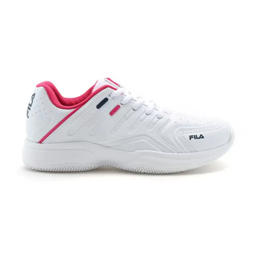 Imagen 4 de 5 de Zapatillas Fila Lugano 6.0 Kids-BLANCO/FUCSIA