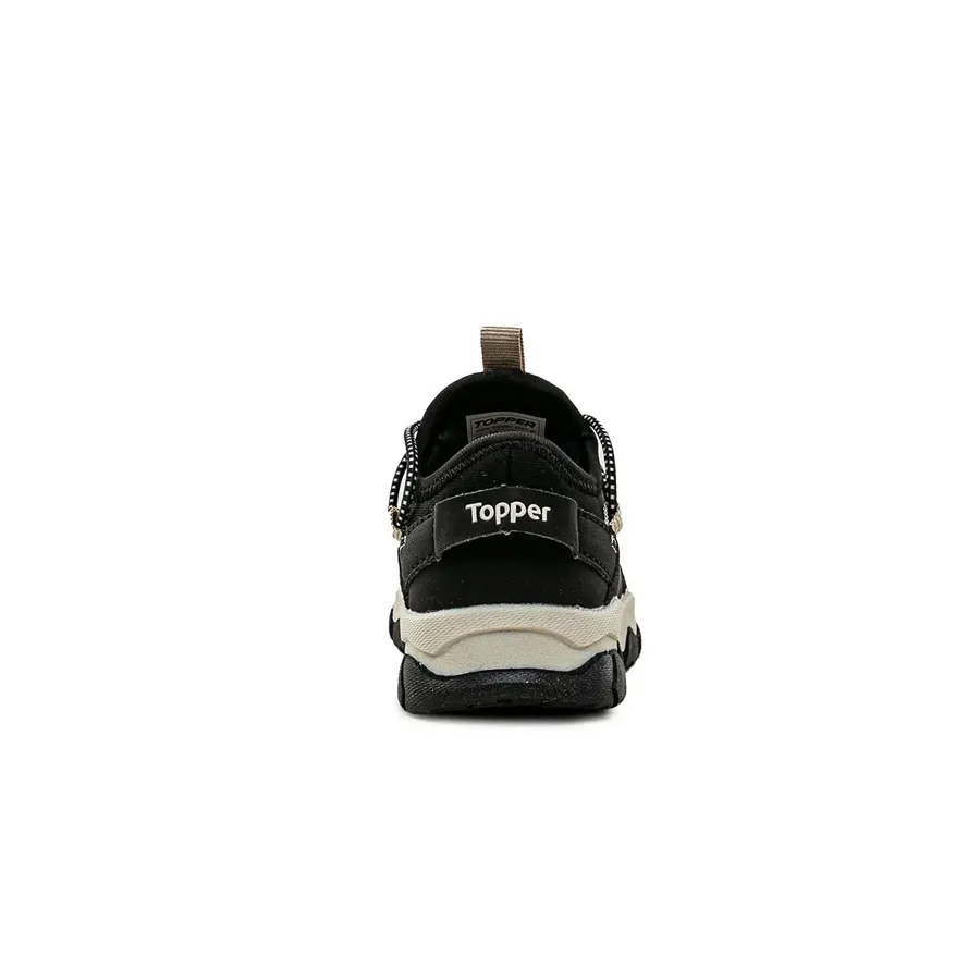 Imagen 5 de 6 de Zapatillas Topper Serra Kids-NEGRO/BEIGE