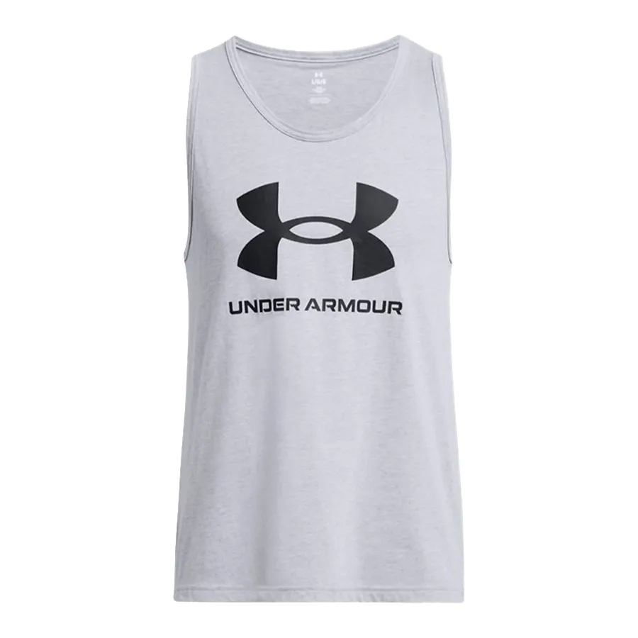 Imagen 2 de 4 de Musculosa Under Armour Big Logo-GRIS