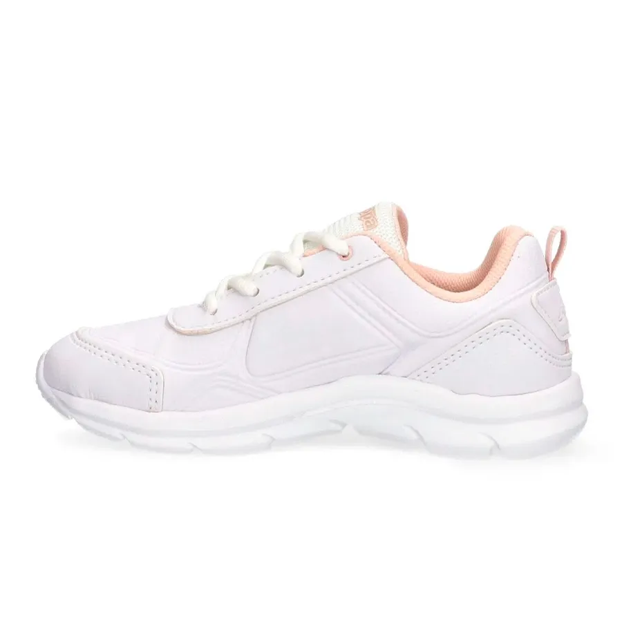 Imagen 3 de 5 de Zapatillas Kappa Colegial I Cordon-BLANCO/ROSA