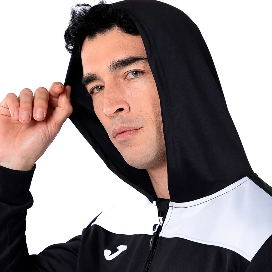 Imagen 3 de 4 de Campera Joma Phoenix II 102-NEGRO/BLANCO