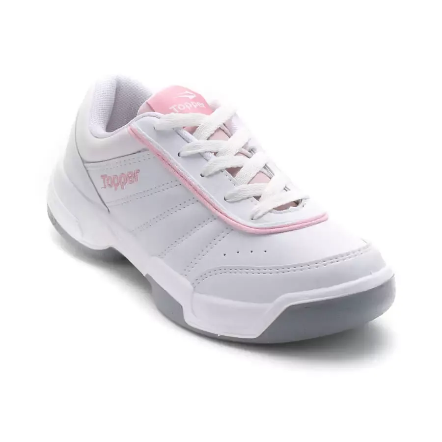 Imagen 1 de 5 de Zapatillas Topper Lady Tie Break Iii-BLANCO/ROSA
