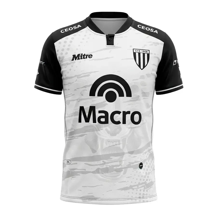 Imagen 0 de 2 de Camiseta Mitre Gimnasia y Esgrima de Mendoza Alternativa 2026-BLANCO/NEGRO