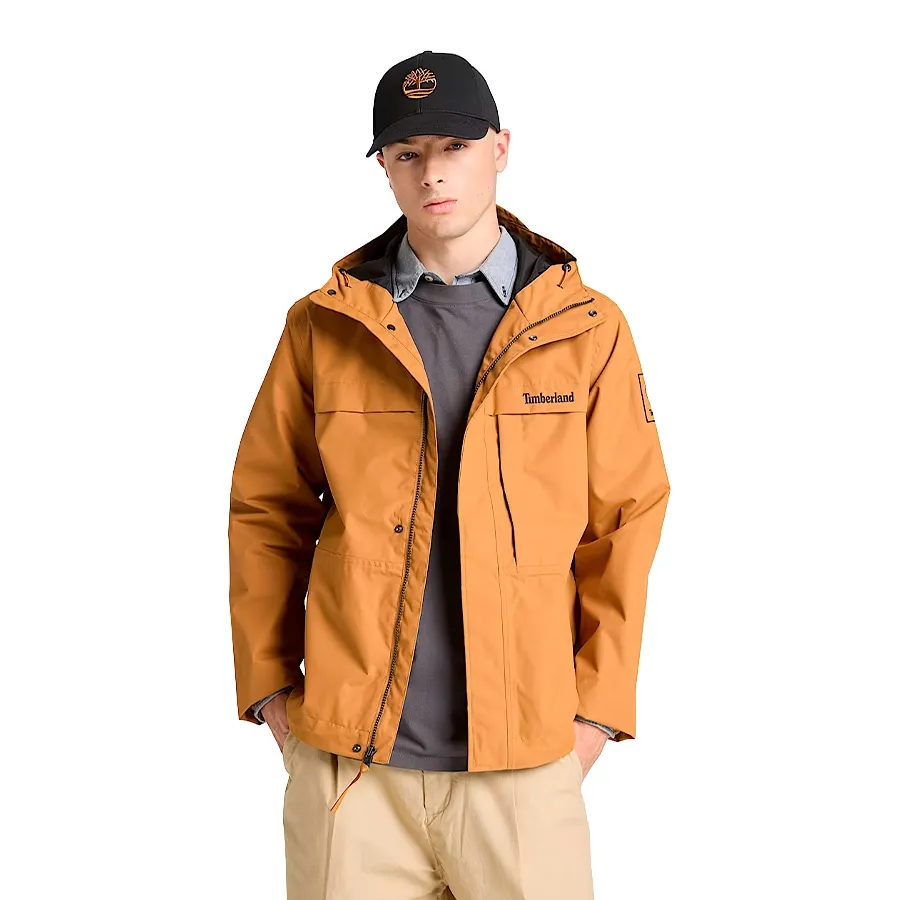 Imagen 0 de 5 de Campera Timberland Benton Waterproof Shell Jacket-BEIGE/NEGRO