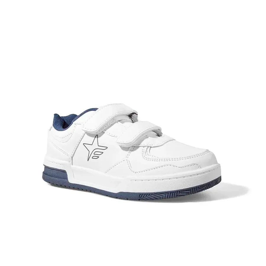 Imagen 1 de 5 de Zapatillas Footy Escolar-BLANCO/AZUL