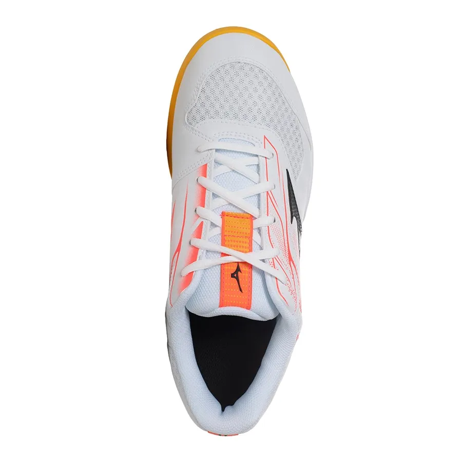 Imagen 2 de 5 de Zapatillas Mizuno Break Short 5cc-BLANCO/CORAL/NEGRO