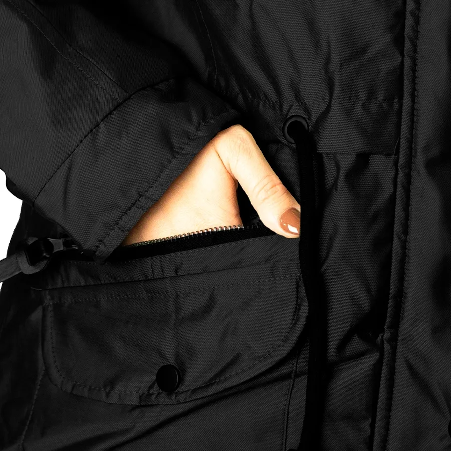 Imagen 3 de 4 de Campera Kamp Parka 25-NEGRO