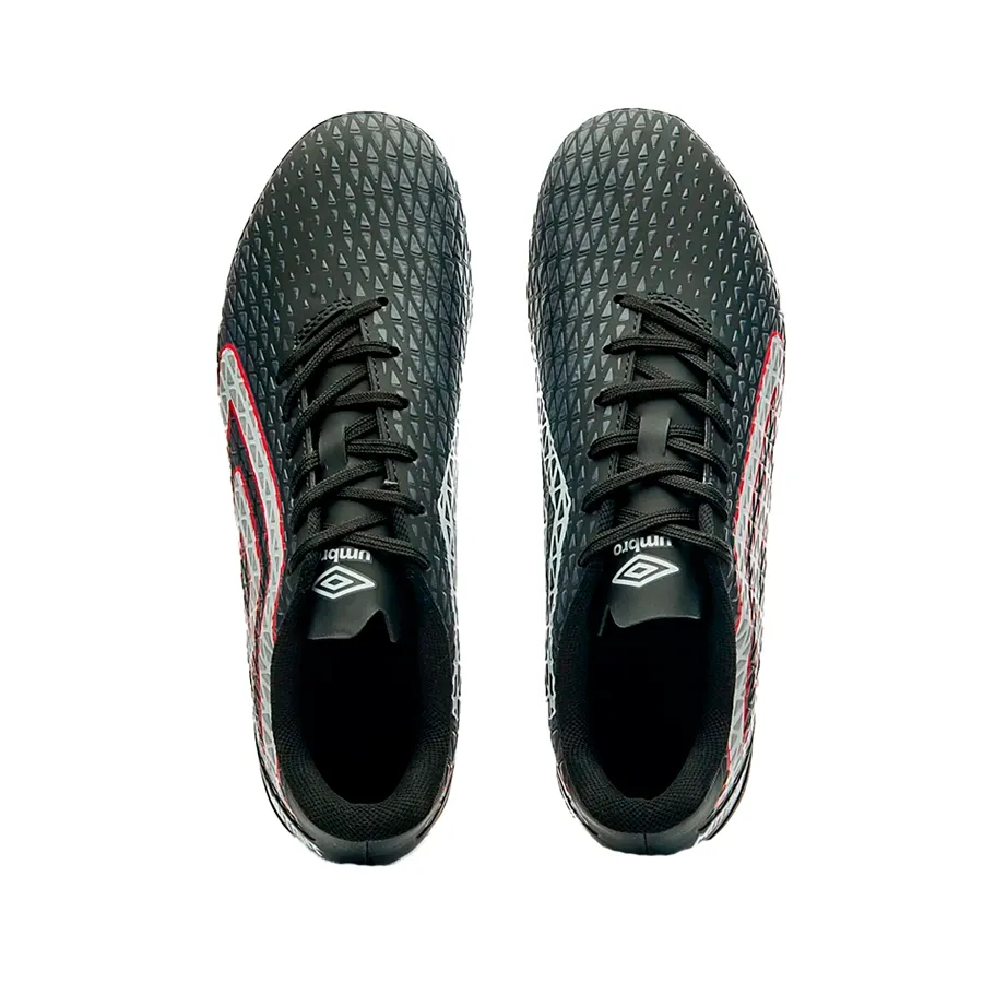Imagen 2 de 6 de Botines Umbro Campo Mutant-NEGRO/ROJO