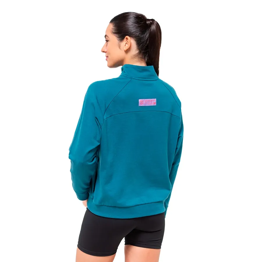 Imagen 1 de 4 de Buzo Asics Japan 1/2 Zip-PETROLEO