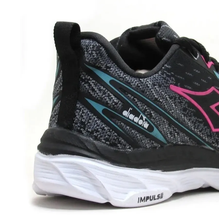 Imagen 4 de 5 de Zapatillas Diadora Z - On-NEGRO/ROSA/VERDE AGUA