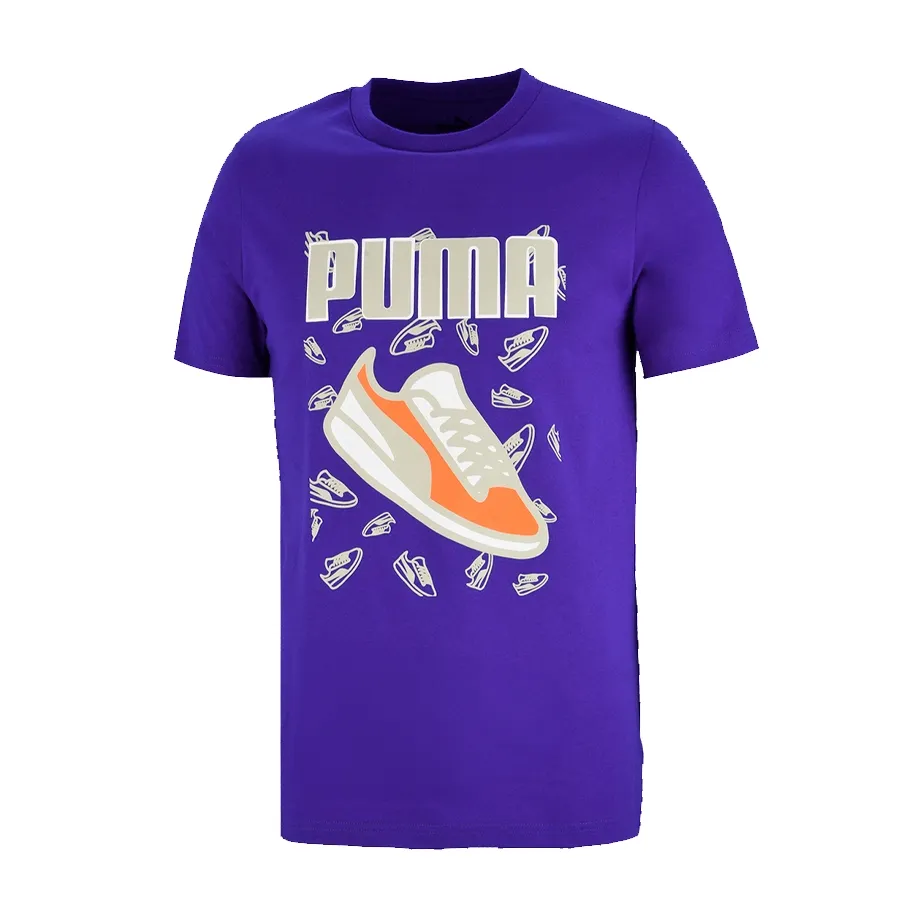 Imagen 0 de 4 de Remera Puma Graphics Sneaker-AZUL