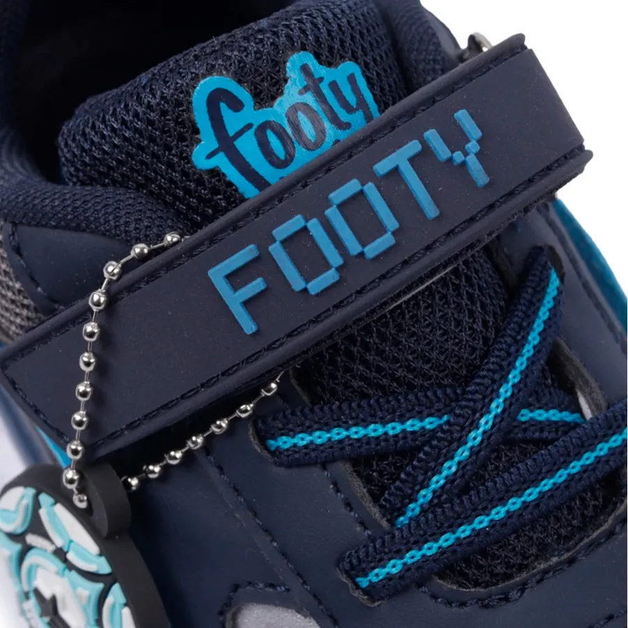 Imagen 3 de 7 de Zapatillas Footy Mini Mundial Con Luz-MARINO/AZUL FRANCIA