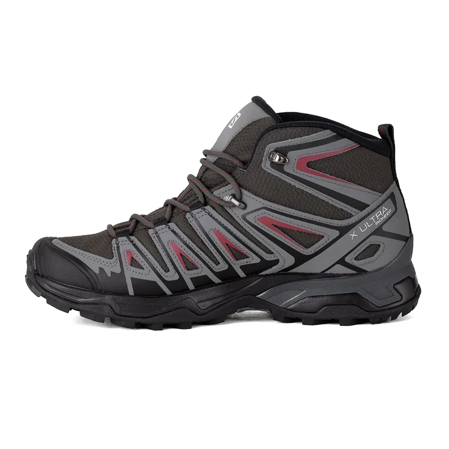 Imagen 2 de 5 de Zapatillas Salomon X Ultra Pioner Mid Cswp-NEGRO/GRAFITO/BORDO