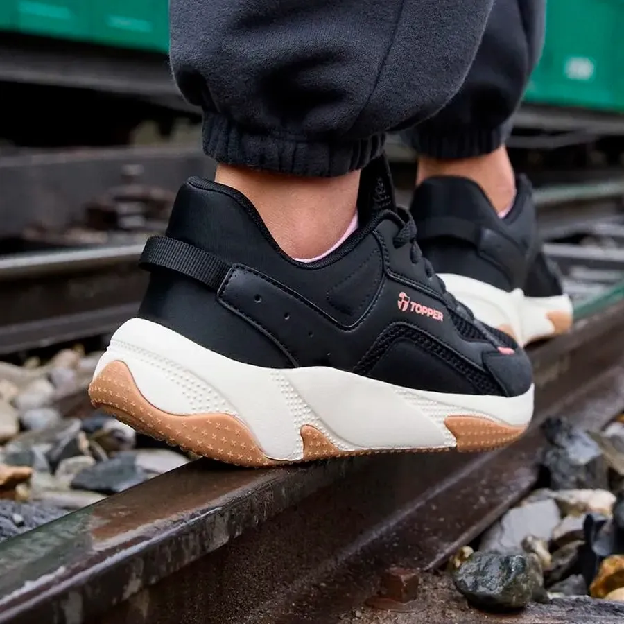 Imagen 4 de 5 de Zapatillas Topper Bangle-NEGRO/COBRE