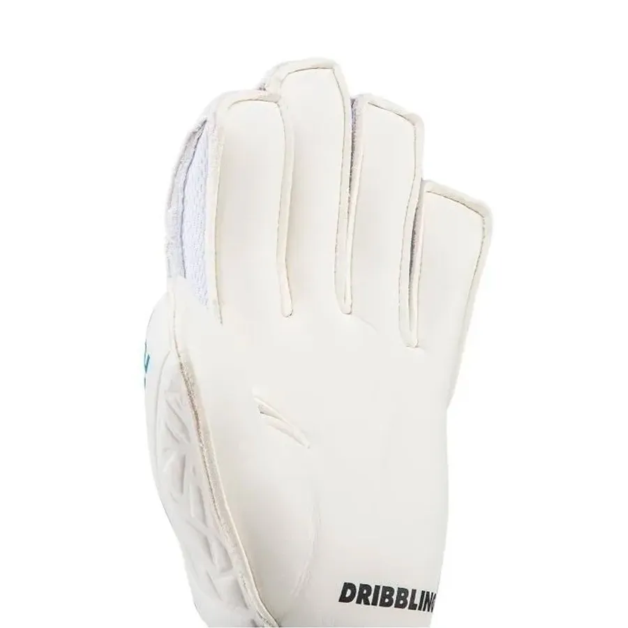 Imagen 2 de 3 de Guantes DRB Arquero Royal 22 Jr-BLANCO/TURQUESA