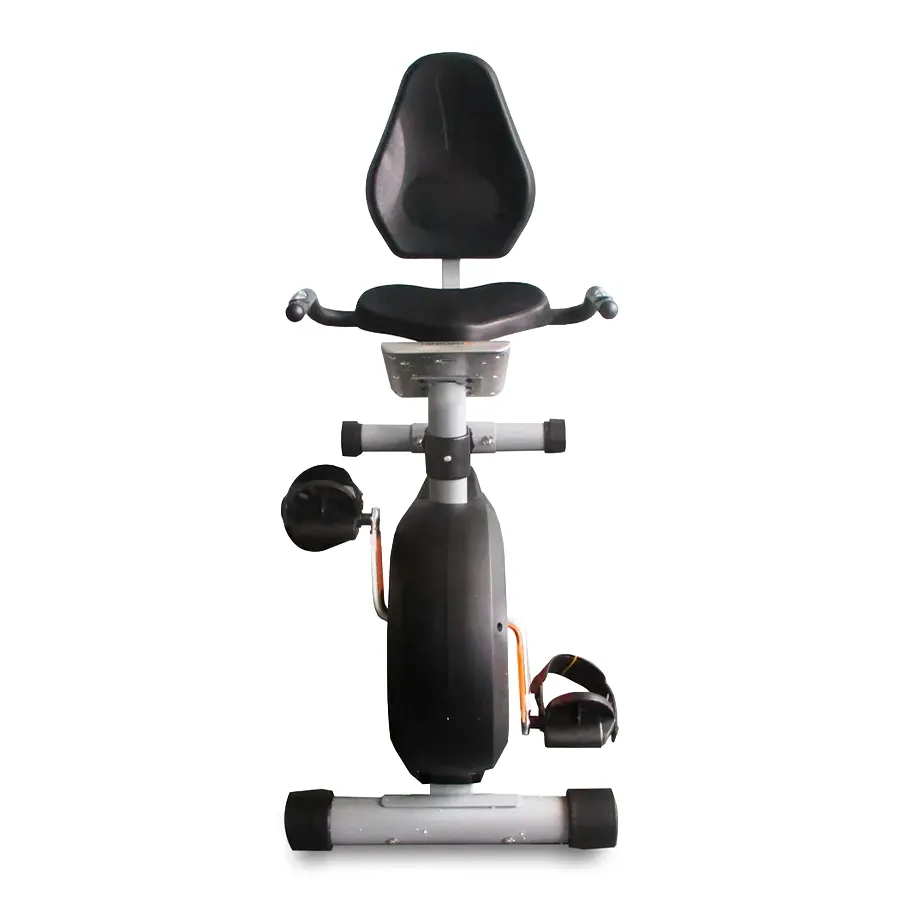 Imagen 3 de 4 de Bicicleta Fija Ranbak Recumbent Magnetico 201-GRIS/NARANJA