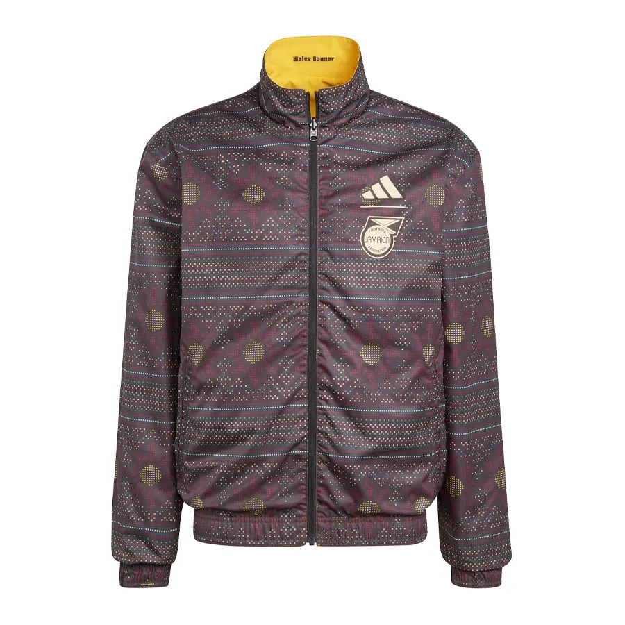 Imagen 4 de 7 de Campera adidas Reversible Anthem Jamaica-AMARILLO/NEGRO