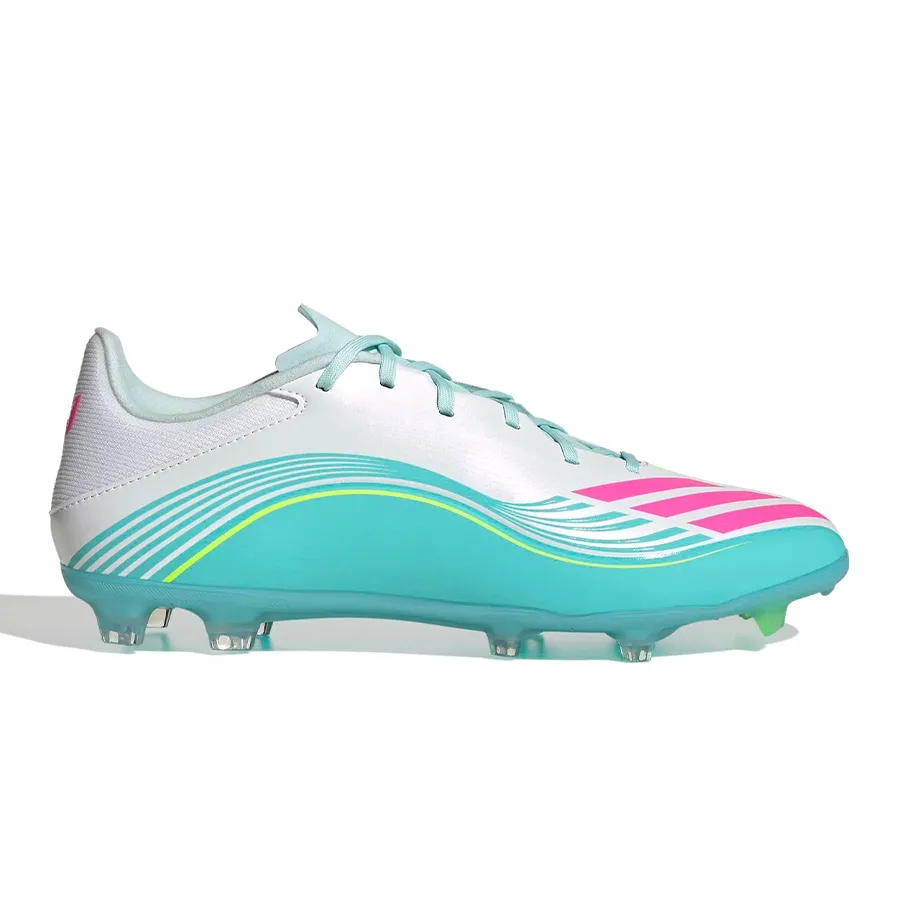 Imagen 0 de 7 de Botines adidas F50 Messi League Fg-BLANCO/TURQUESA/FUCSIA