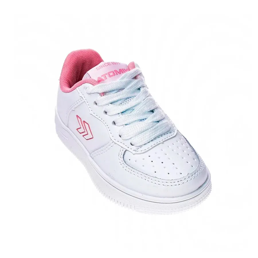 Imagen 1 de 4 de Zapatillas Atomik Casual Cordon Cambridge-BLANCO/ROSA