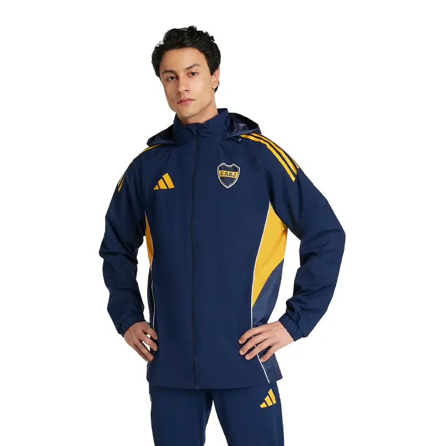 Imagen 0 de 5 de Campera adidas Boca Juniors Tiro All Weather-MARINO/AZUL
