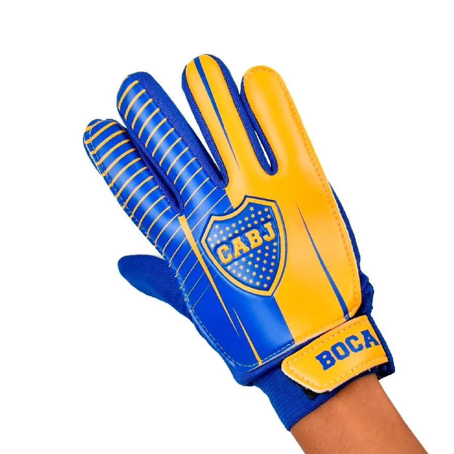 Imagen 2 de 6 de Guantes DRB Guante Arquero  Estadios 24 Boca-AZUL/AMARILLO