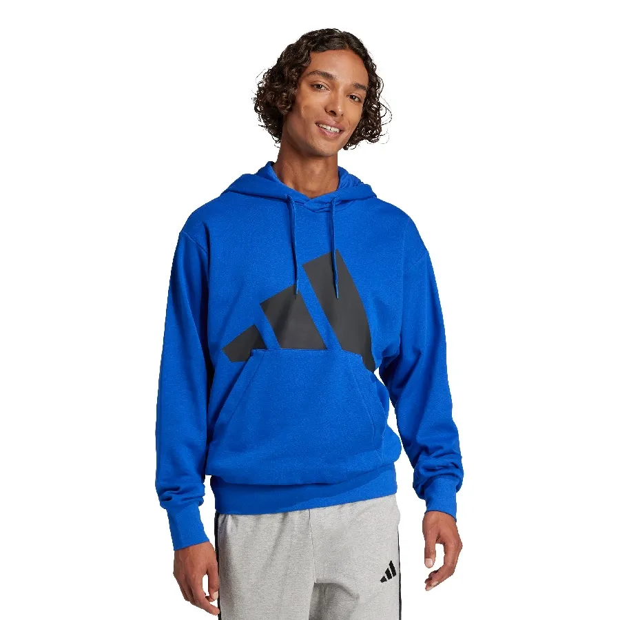 Imagen 0 de 5 de Buzo adidas Essentials Logo Grande-AZUL/NEGRO