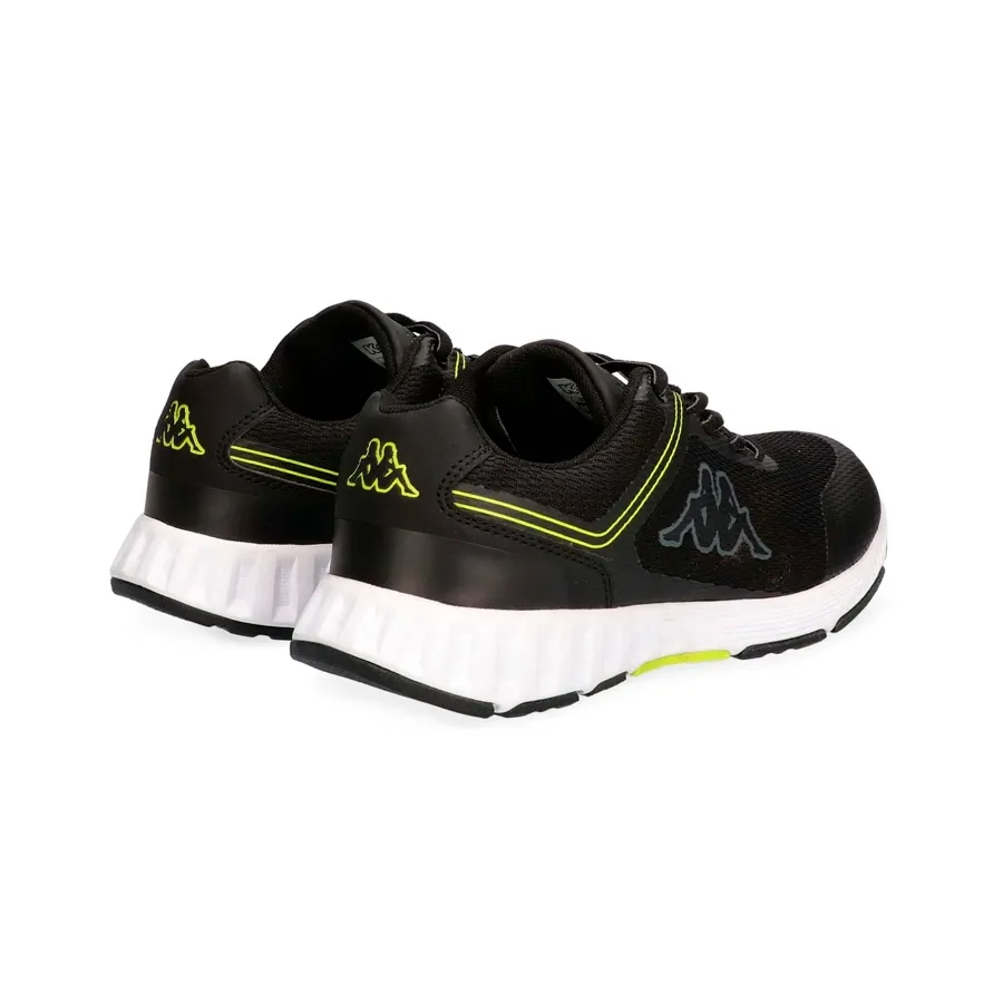 Imagen 2 de 4 de Zapatillas Kappa Logo Faster-NEGRO/AMARILLO