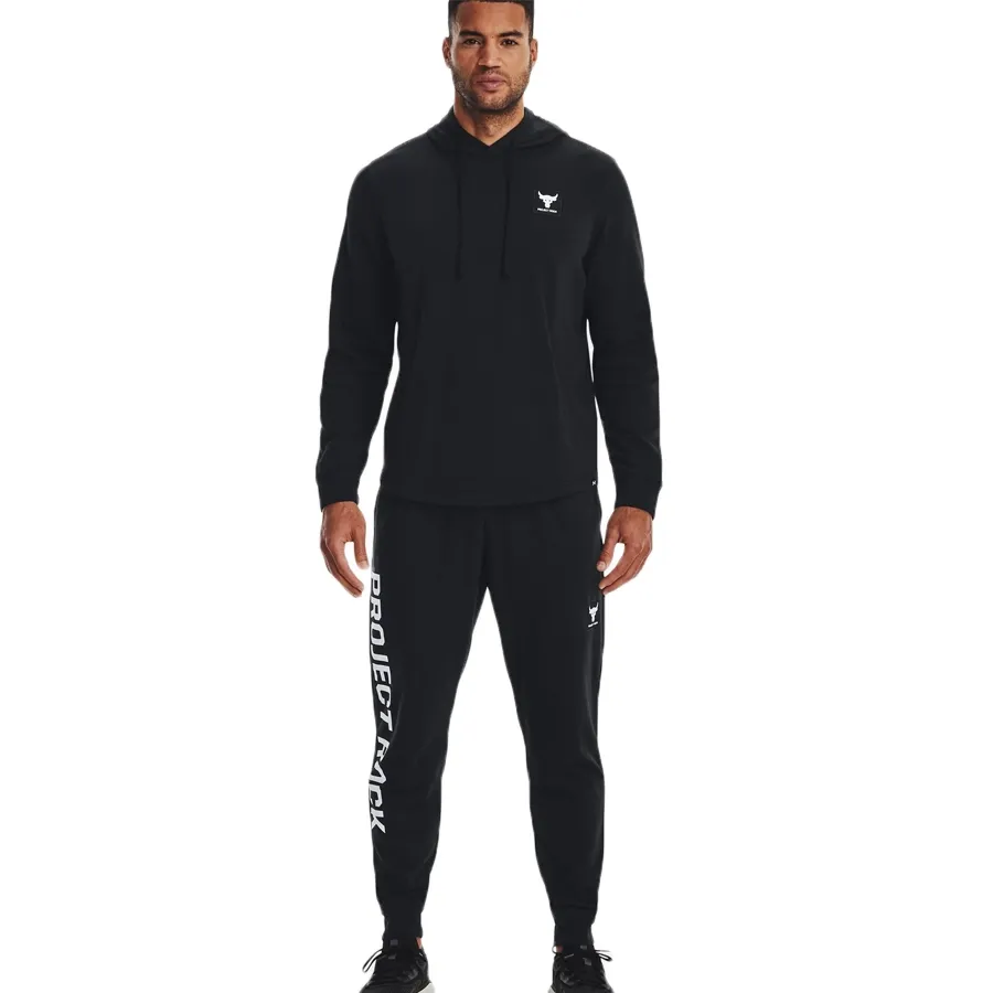Imagen 4 de 6 de Pantalón Under Armour Project Rock Terry-NEGRO